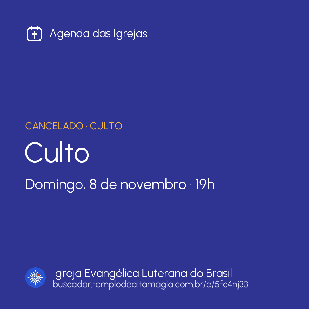 Card do evento para post
